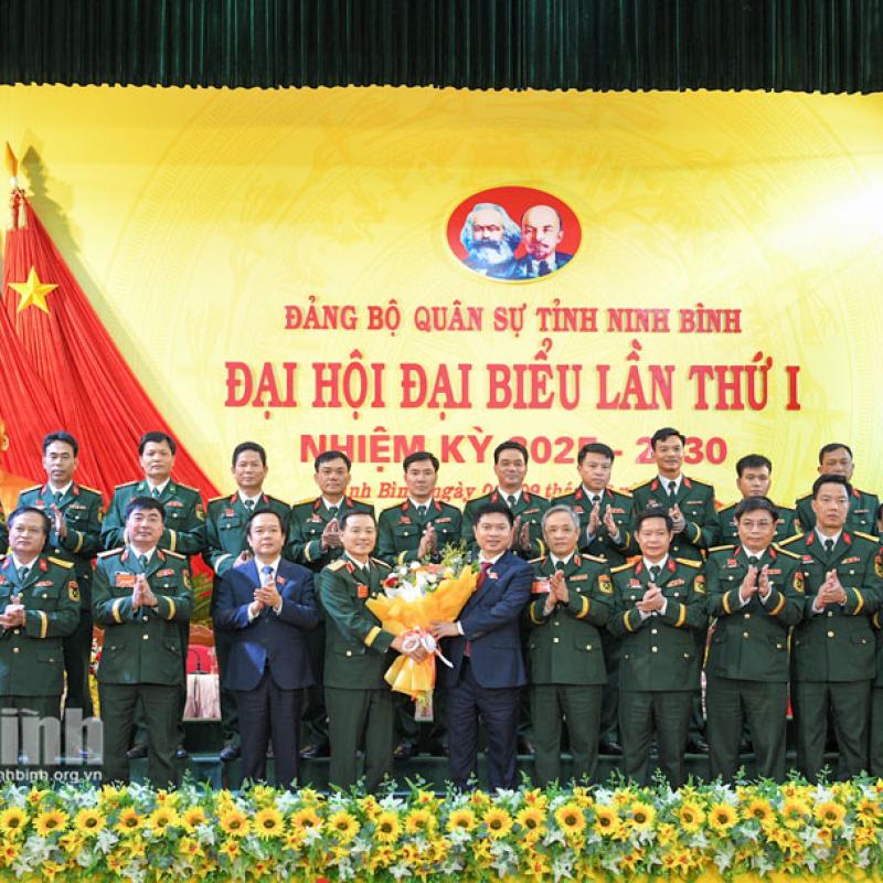 Đại hội đại biểu Đảng bộ Quân sự tỉnh lần thứ I, nhiệm kỳ 2025-2030 thành công tốt đẹp